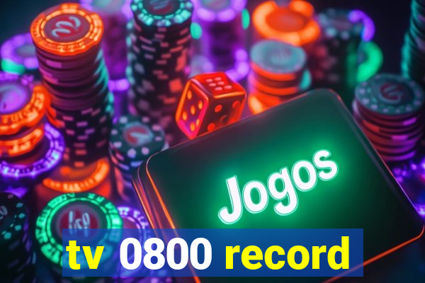 tv 0800 record